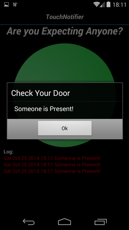 ... something happened!